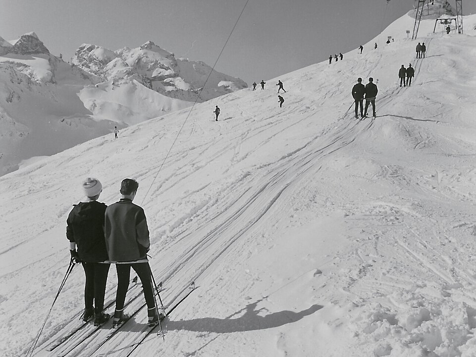 Geschichte Golm Schlepplift Grüneck | © Golm Silvretta Lünersee Tourismus GmbH Bregenz