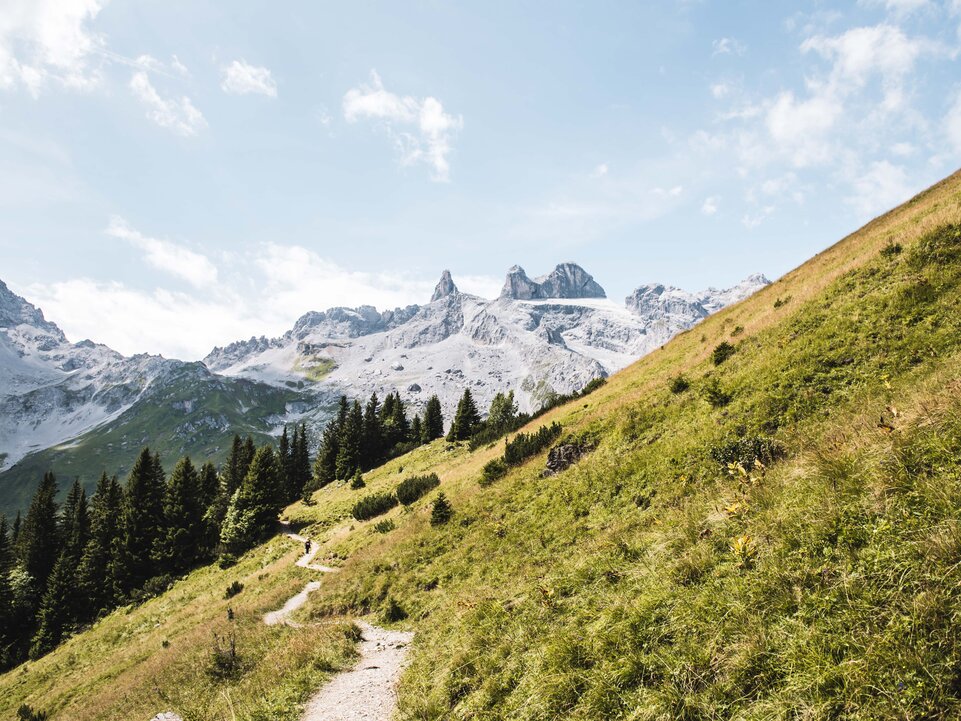 Wanderpfad | © Golm Silvretta Luenersee Tourismus GmbH, Bregenz, Sommertage GesbR