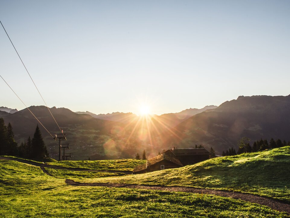 Sonnenuntergang | © Golm Silvretta Luenersee Tourismus GmbH, Bregenz, Sommertage GesbR