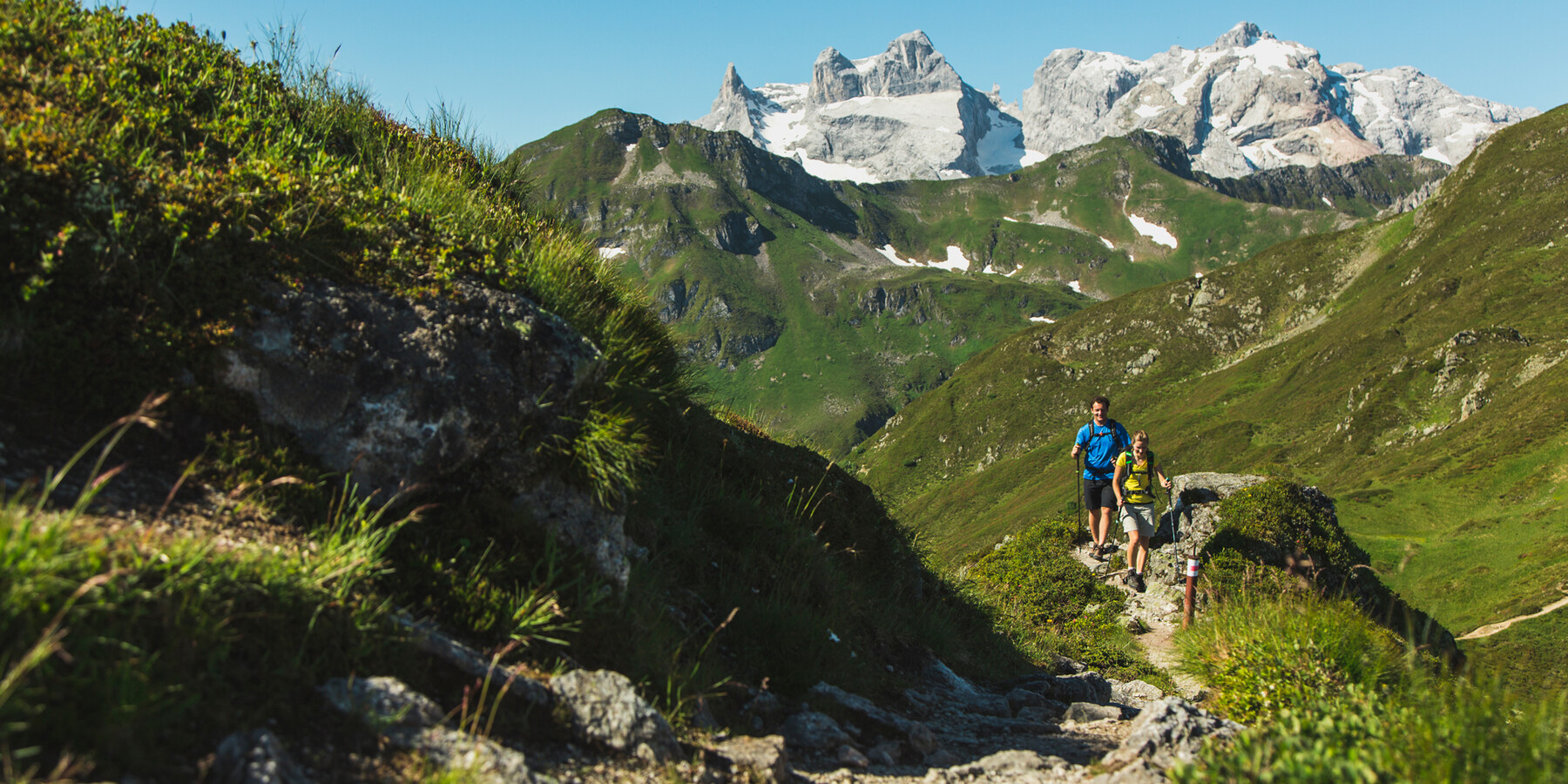 Wandern am Golm | © Golm Silvretta Luenersee Tourismus GmbH Bregenz, Christoph Schoech Wandern am Golm | © Golm Silvretta Luenersee Tourismus GmbH Bregenz, Christoph Schoech