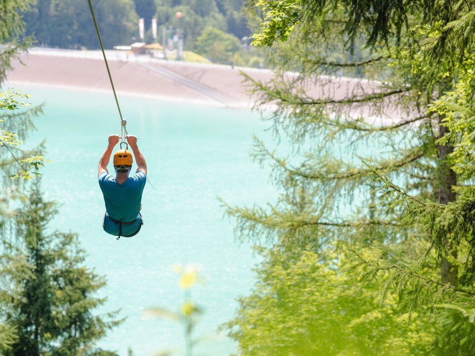 Flying-Fox-Golm im Montafon | © Golm Silvretta Lünersee Tourismus GmbH Bregenz, Stefan Kothner