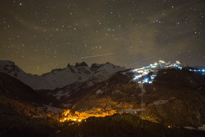 Bewegungsberg Golm bei Nacht | © Golm Silvretta Lünersee Tourismus GmbH Bregenz Bewegungsberg Golm bei Nacht | © Golm Silvretta Lünersee Tourismus GmbH Bregenz