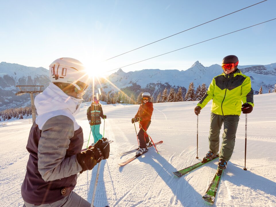 Skifahren mit der Familie am Golm im Montafon | © Golm Silvretta Lünersee Tourismus GmbH Bregenz, Stefan Kothner