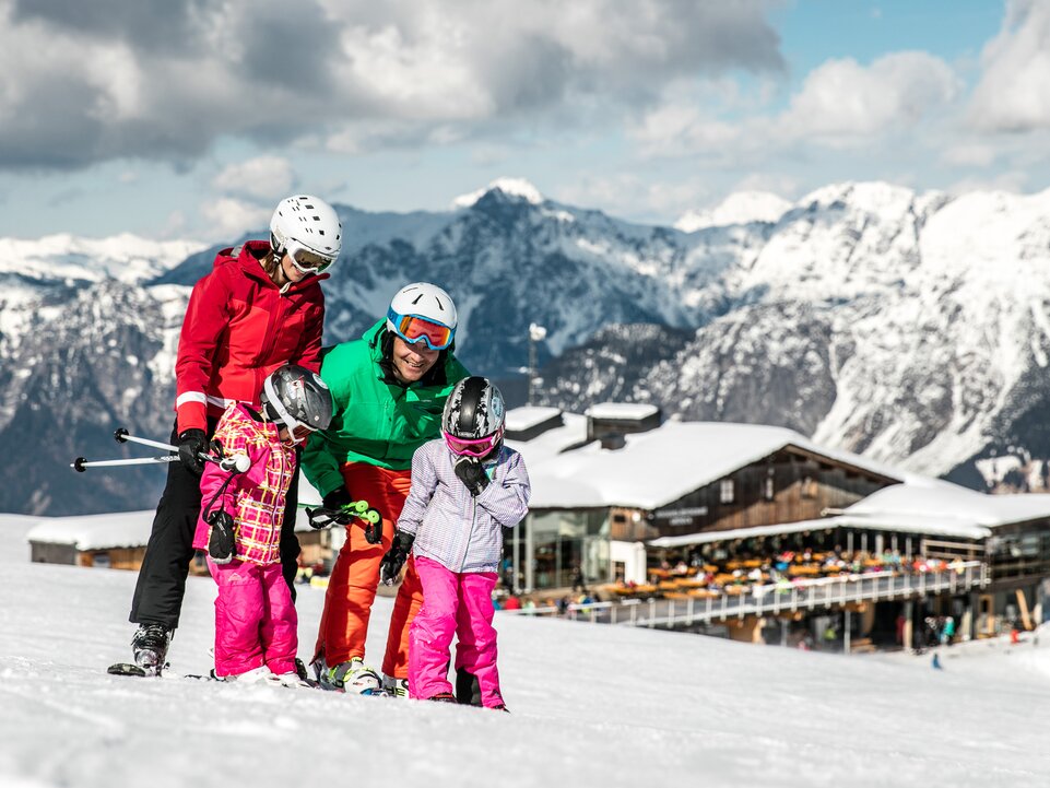 Skifahren mit der Familie am Bewegungsberg Golm im Montafon | © Golm Silvretta Lünersee Tourismus GmbH, Bregenz, Christoph Schöch