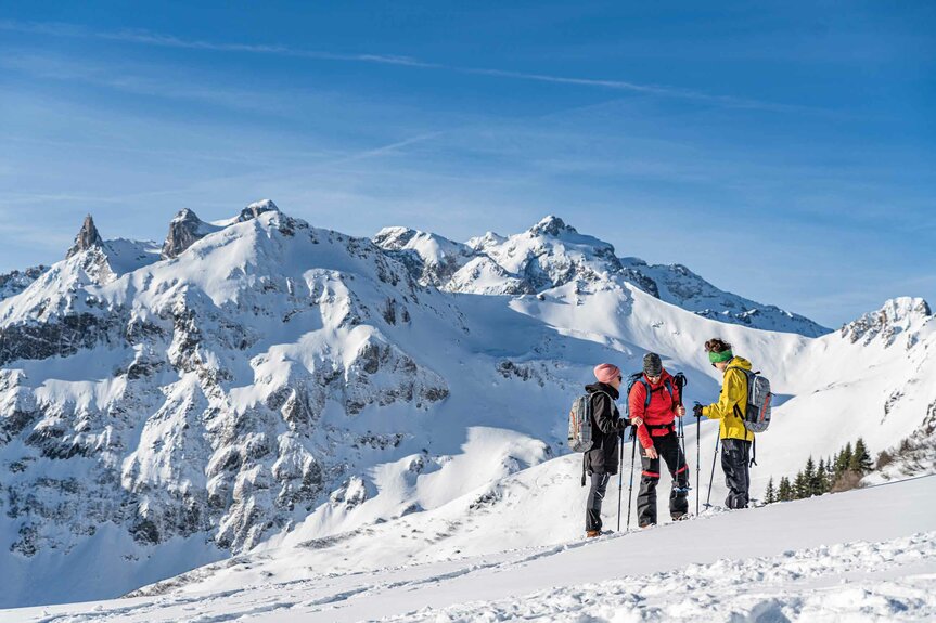 Winterwandern am Golm im Montafon | © Golm Silvretta Lünersee Tourismus GmbH Bregenz, Helmut Dueringer Winterwandern am Golm im Montafon | © Golm Silvretta Lünersee Tourismus GmbH Bregenz, Helmut Dueringer