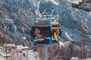 Picture of ski lift cable car at Golm in Montafon | © Golm Silvretta Lünersee Tourismus GmbH Bregenz, Philipp Schilcher
