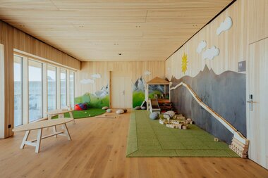 Indoor-Spielplatz Grüneck am Golm im Montafon | © Golm Silvretta Lünersee Tourismus GmbH Bregenz, Philipp Schilcher